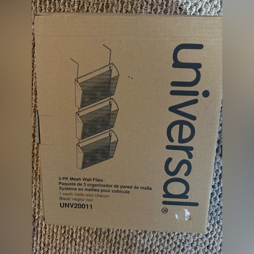 Universal Mesh 3pack wall files with hanger